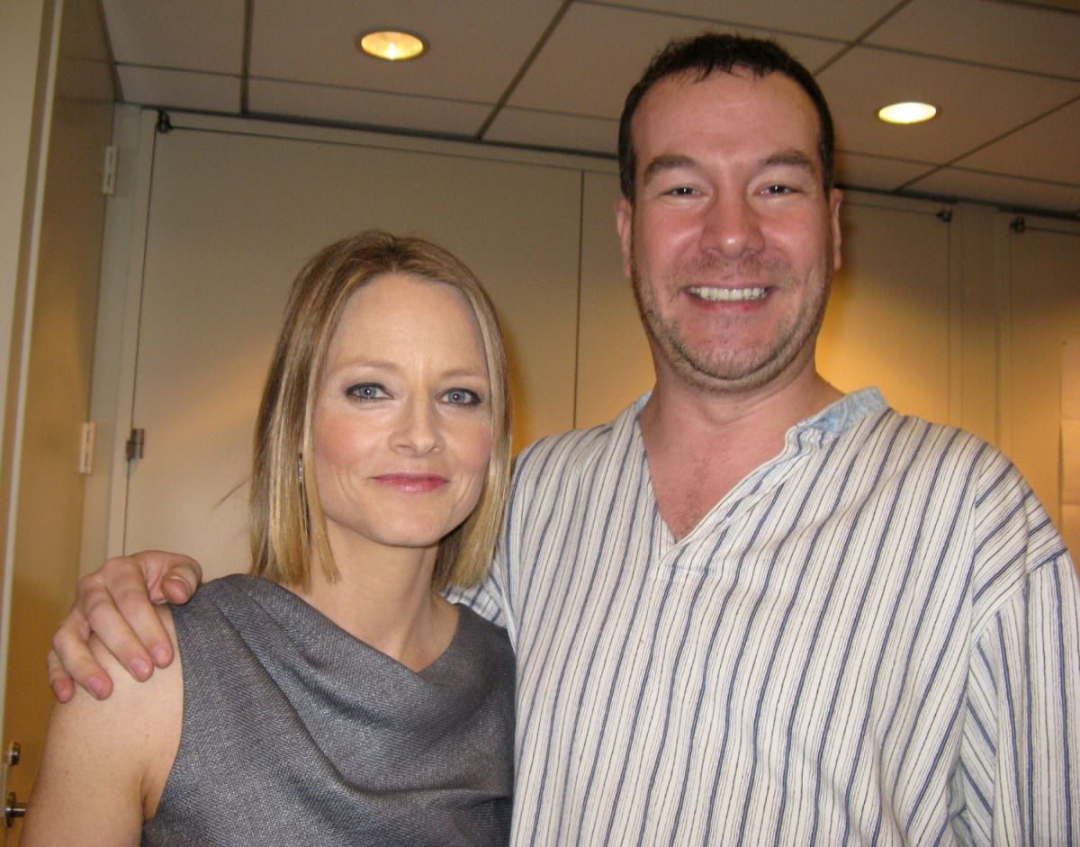 Jodie Foster with Shade Rupe.
