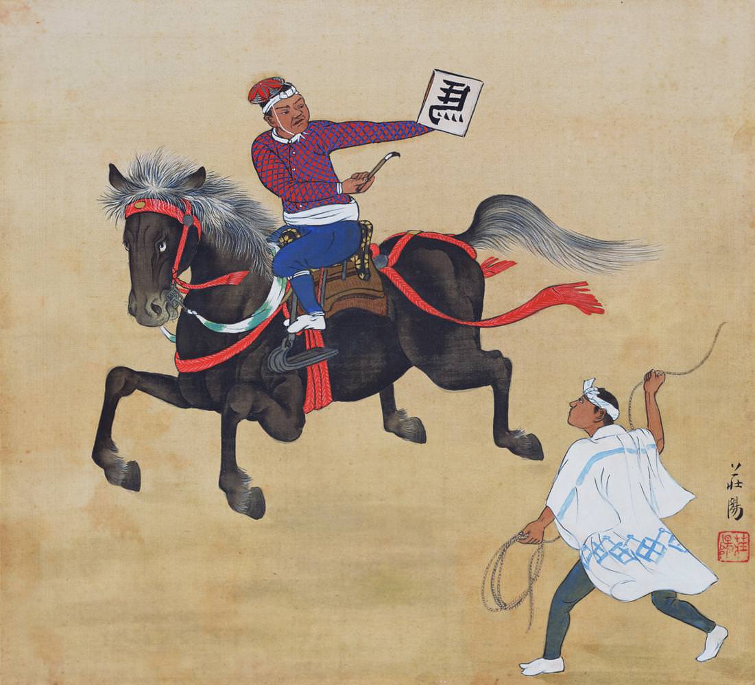 Stunning Silk Paintings depicting different Miyako Festivals of Kyoto, Japan from the 1920s