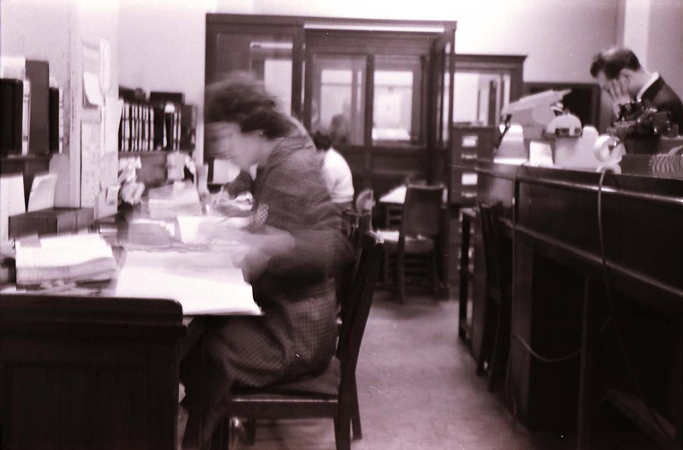 Vintage Photos Show the Staff at a London Westminster Bank, 1960