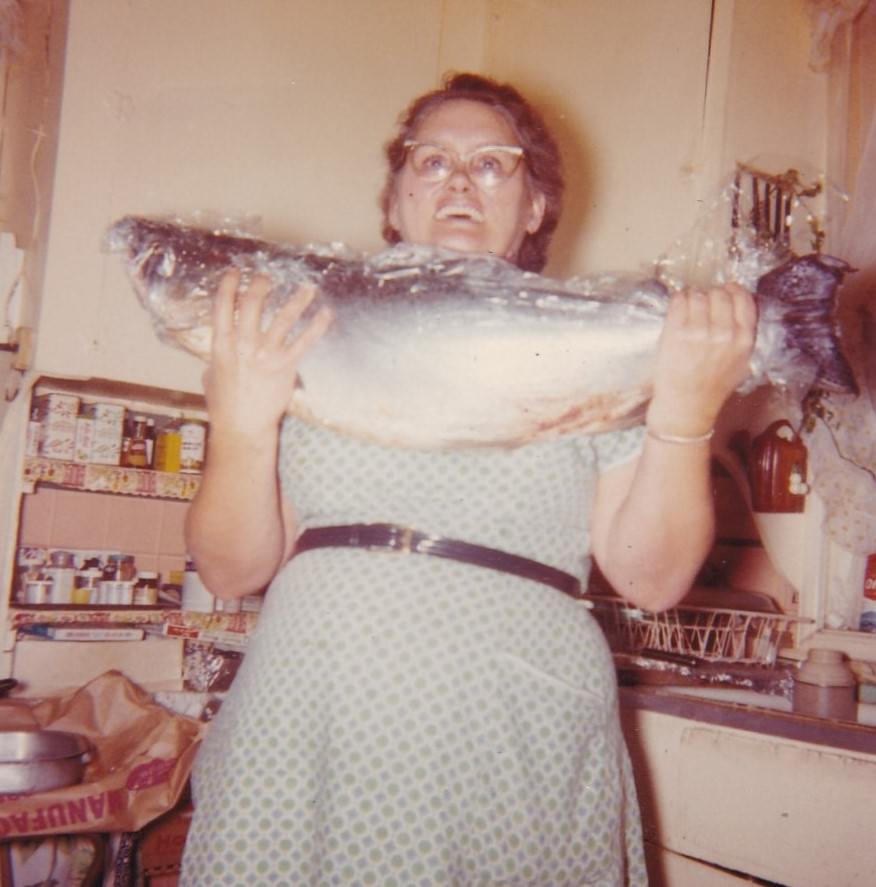 Hilarious Vintage Photos of Women Holding their Fish