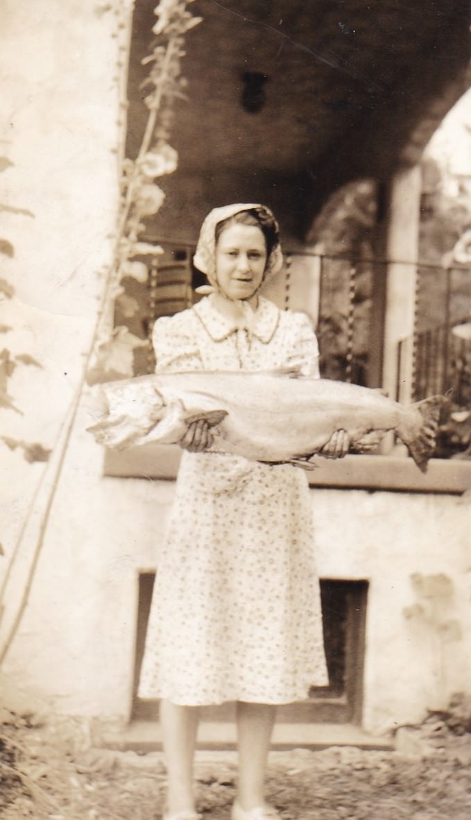 Hilarious Vintage Photos of Women Holding their Fish