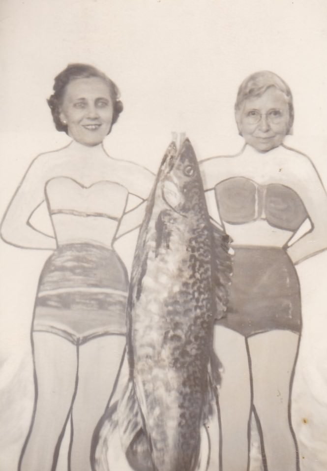 Hilarious Vintage Photos of Women Holding their Fish