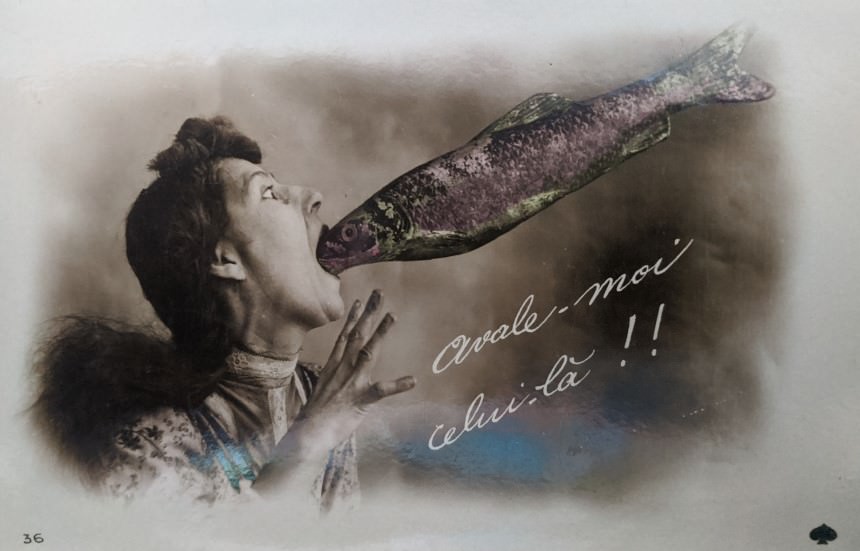 Hilarious Vintage Photos of Women Holding their Fish