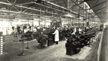 British Olivetti Factory 1957