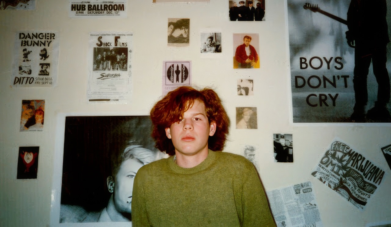 Teenagers at home 1980s
