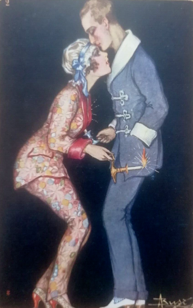 Stylish couple, circa 1920