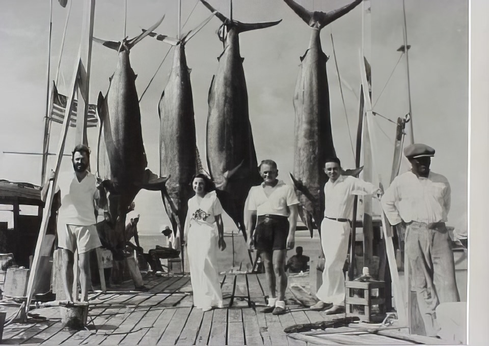 Ernest Hemingway, Michael & Helen Lerner and Julio Sanchez