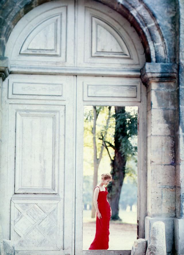 Balmain's evening gown called "Erato", 1950s.