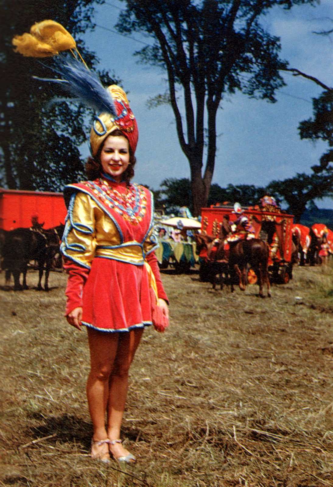 ringling bros circus girl, 1945