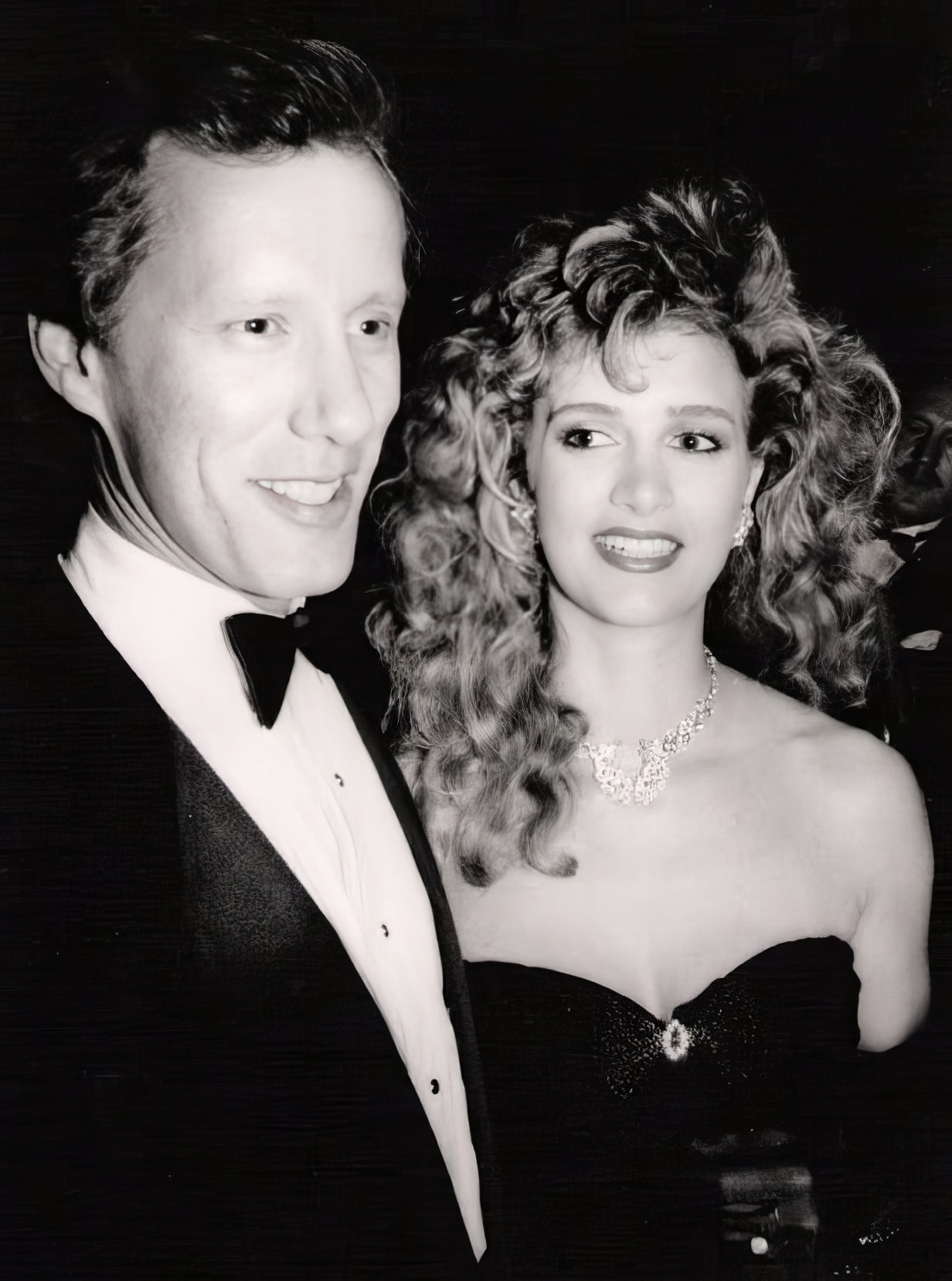 Actor James Woods and one of the most beautiful women in the word...whomever she is!