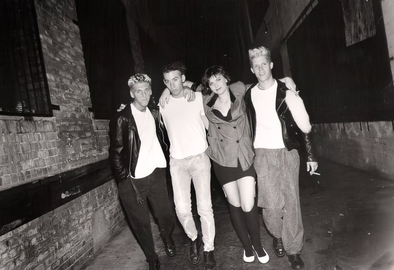 Club kids at four in the morning...going home.