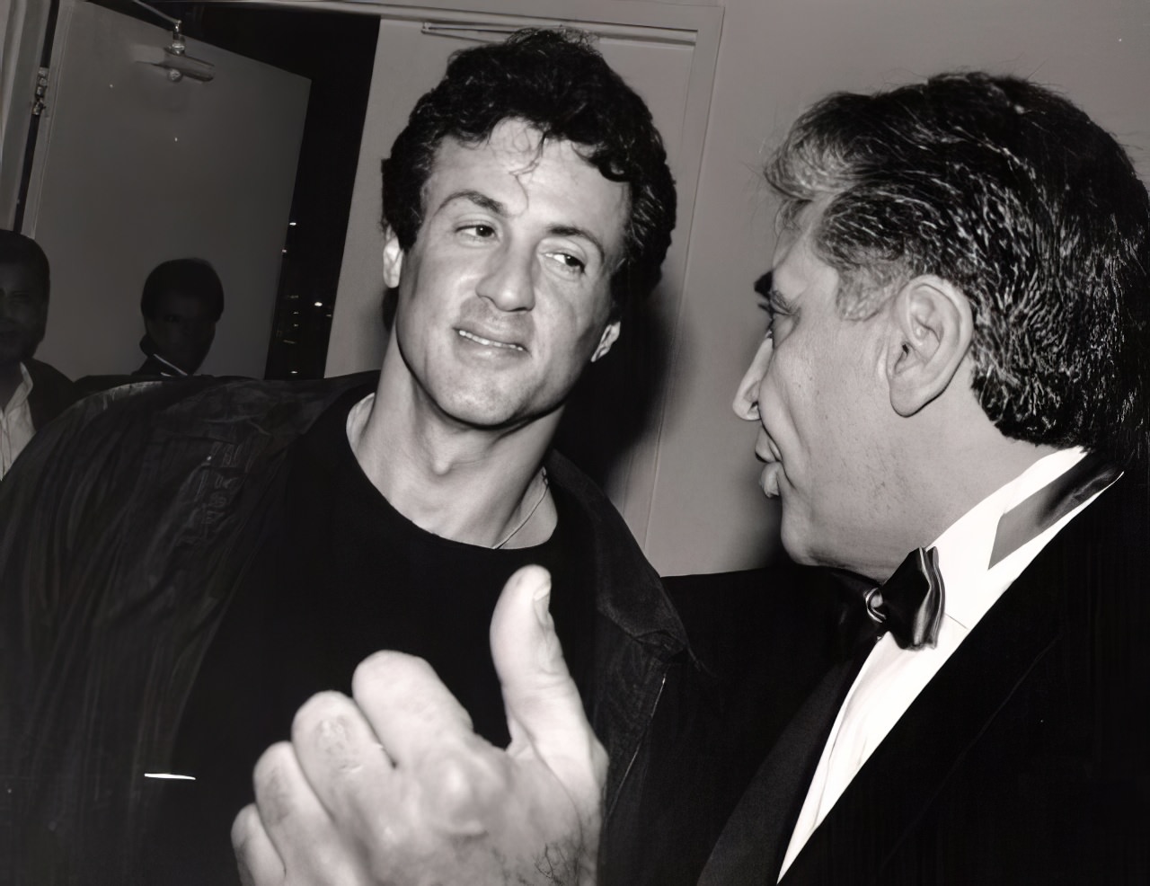 Sly not getting kicked out of a club in Hollywood.