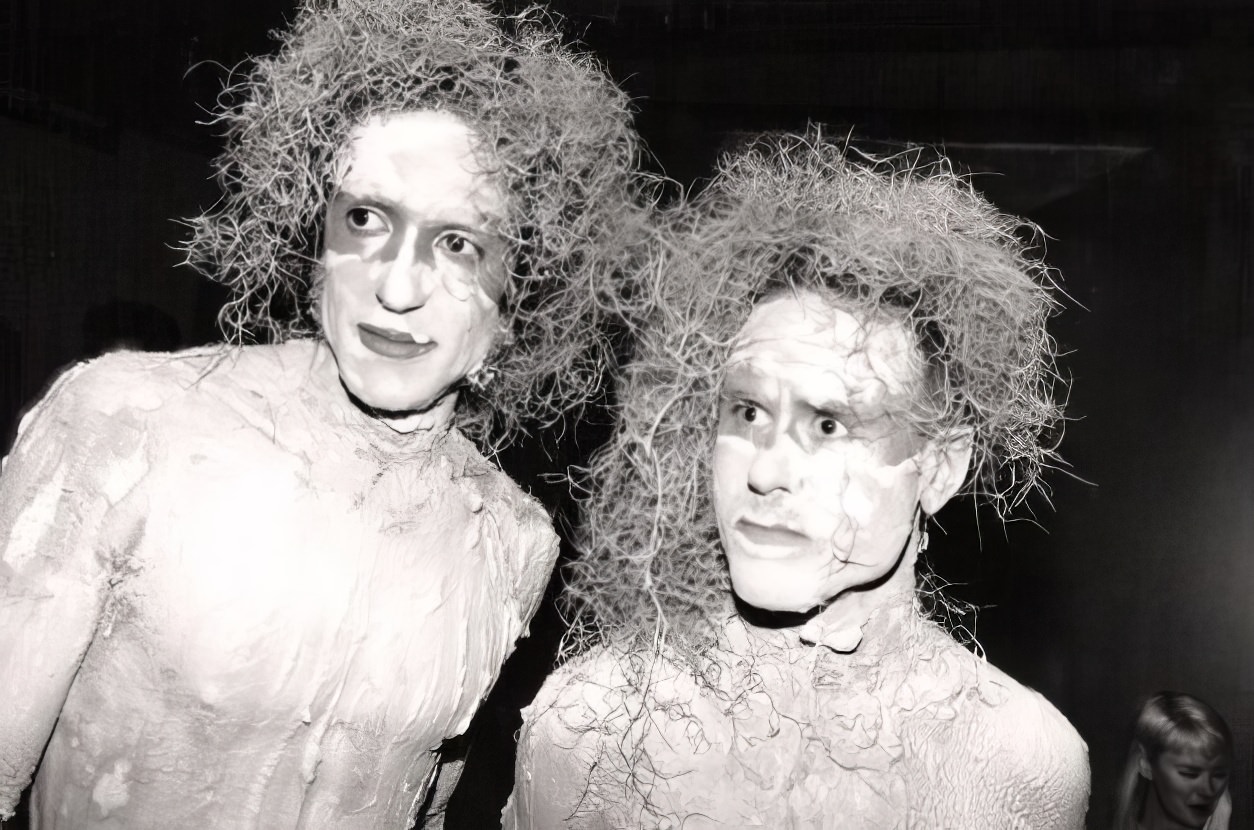 Mud Men at a fashion show.