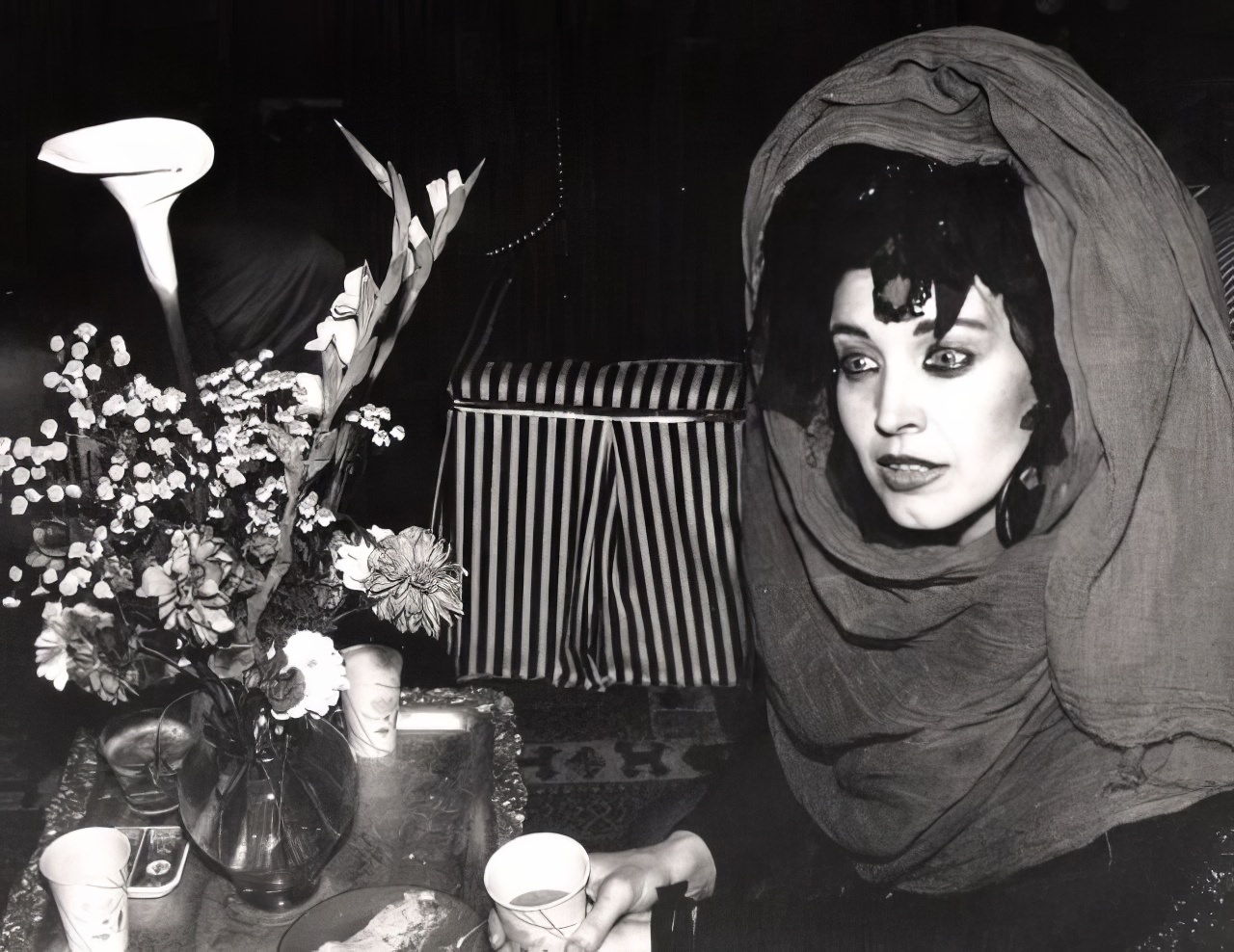 Linda Lovitch in the legendary studio of the late photographer Steven Arnold.