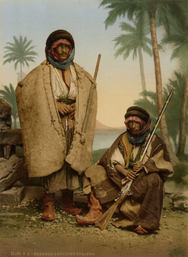 Syrian Bedouin shepherds