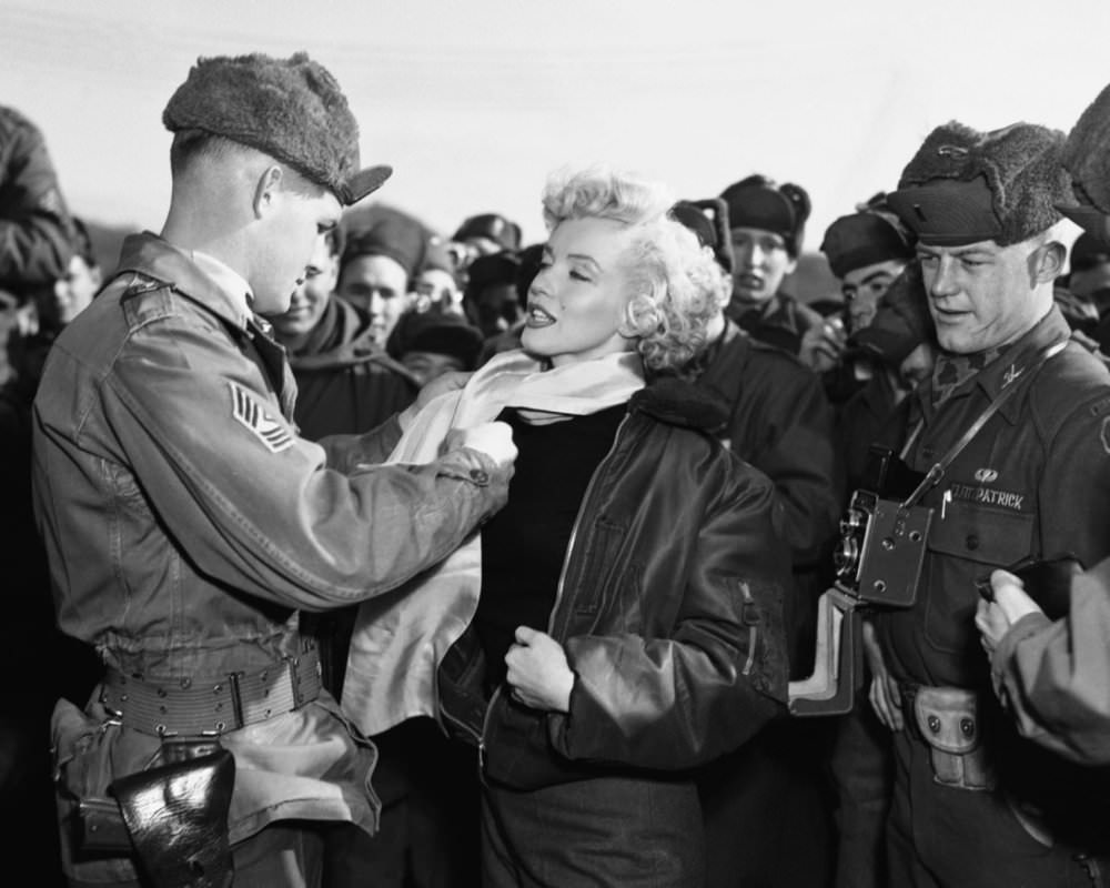 When Marilyn Monroe Visited Korea in 1954 to Entertain the U.S. Troops