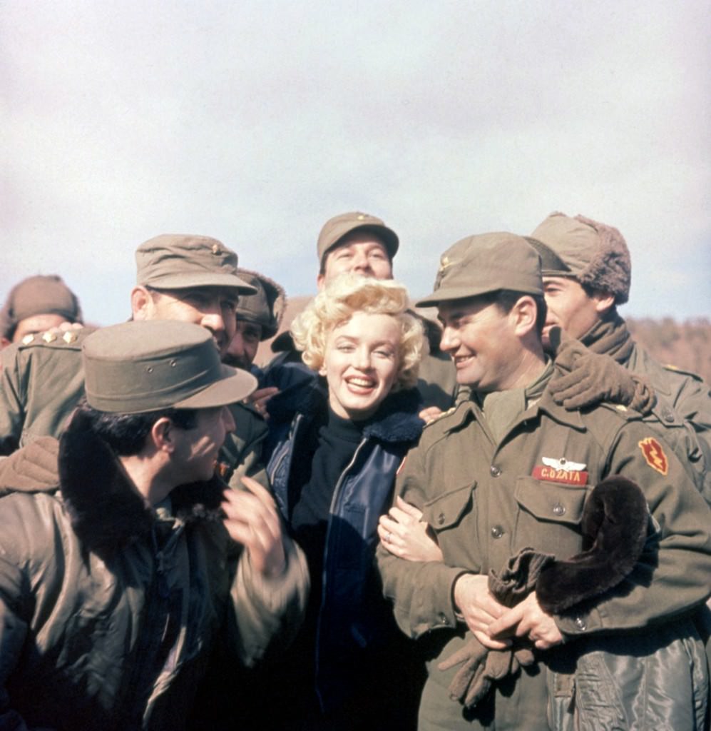 When Marilyn Monroe Visited Korea in 1954 to Entertain the U.S. Troops