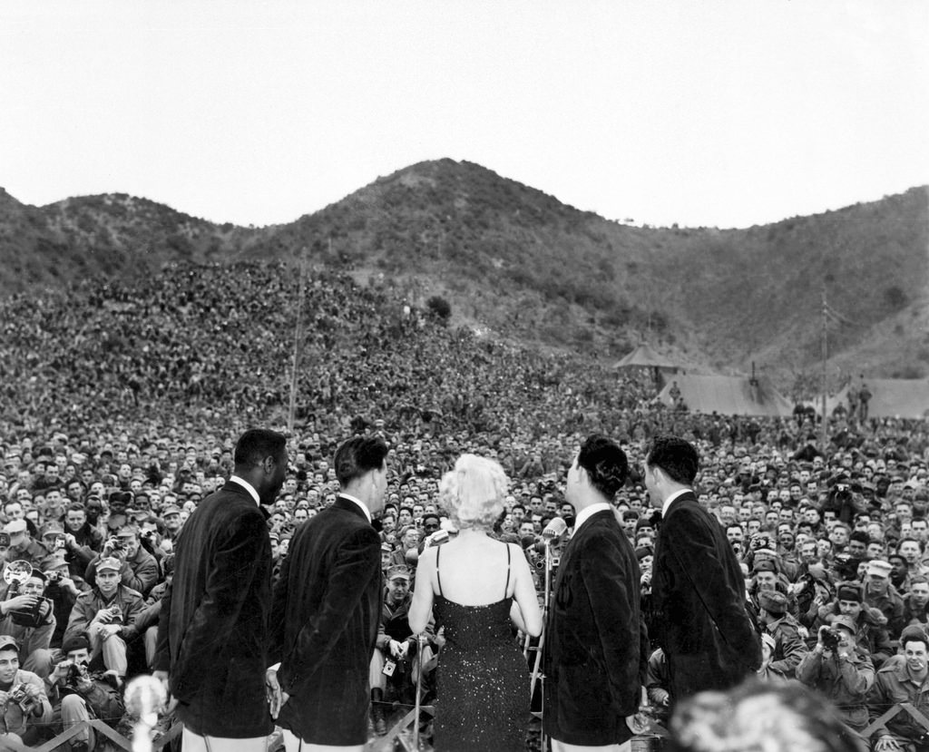 When Marilyn Monroe Visited Korea in 1954 to Entertain the U.S. Troops