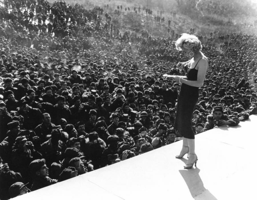 When Marilyn Monroe Visited Korea in 1954 to Entertain the U.S. Troops