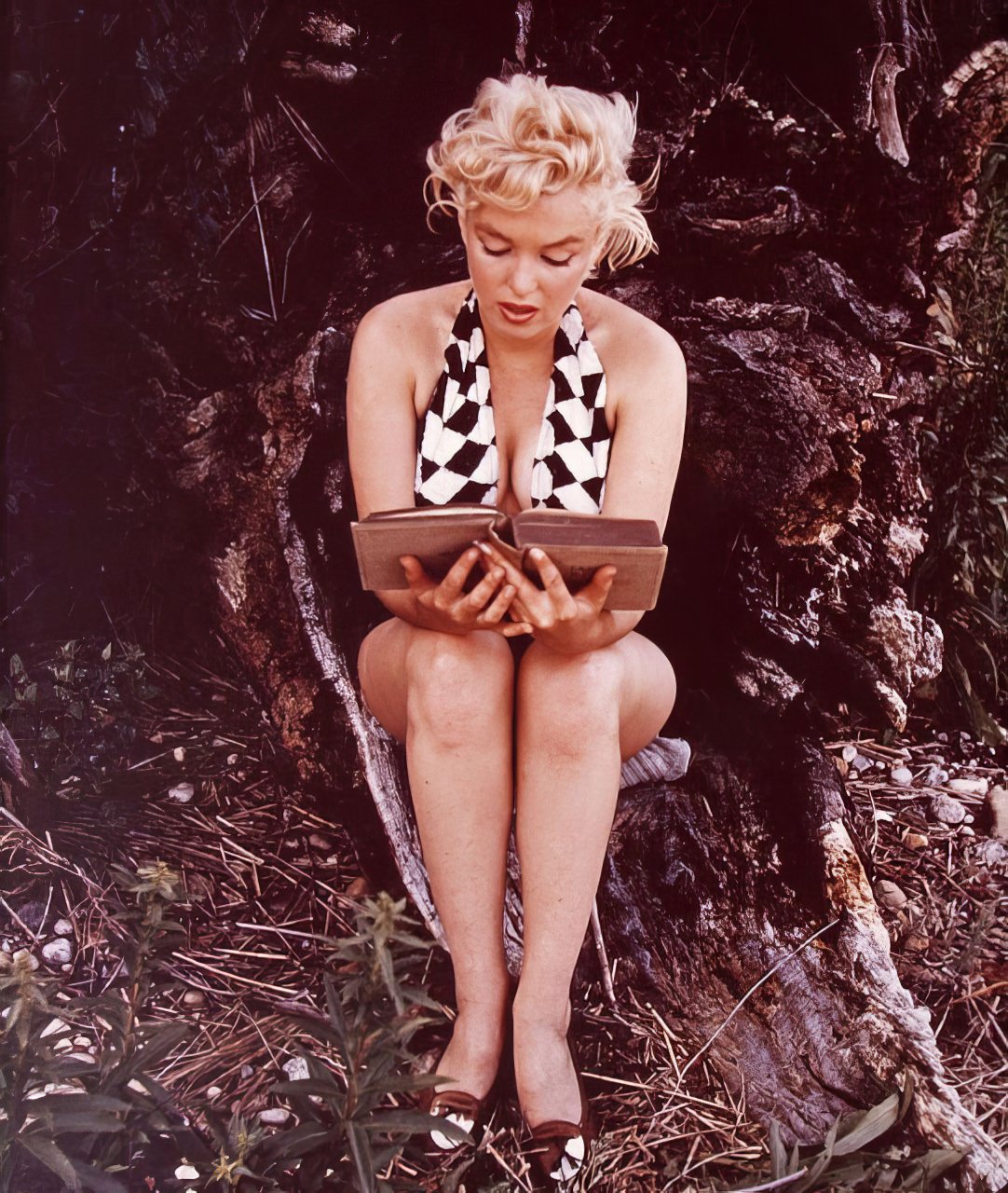 Fabulous Vintage Photos of Marilyn Monroe Reading Books