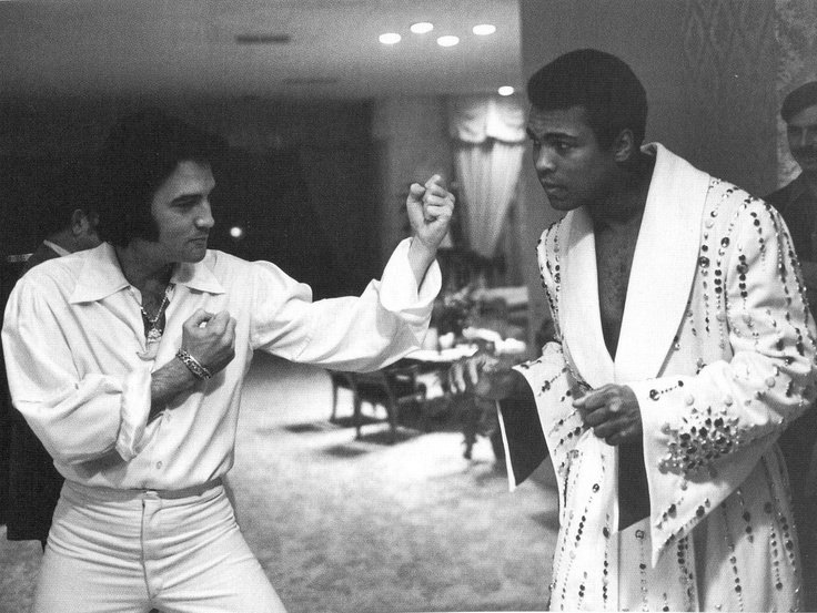 with Elvis Presley