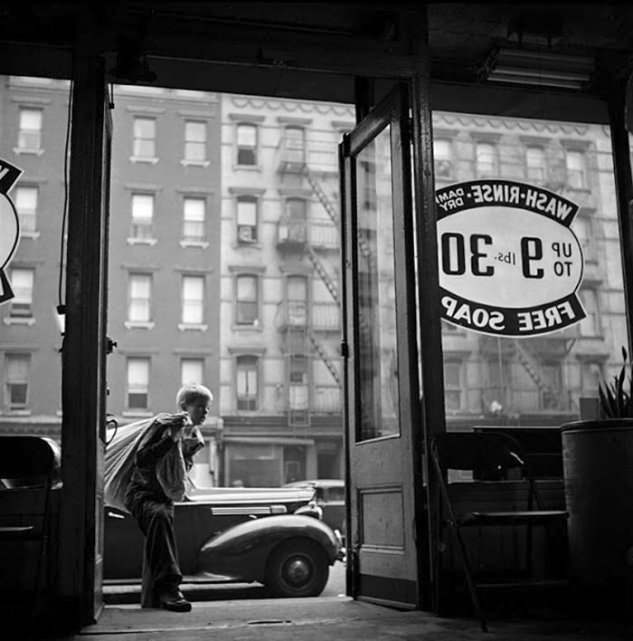 A shoe shine boy, 1940.
