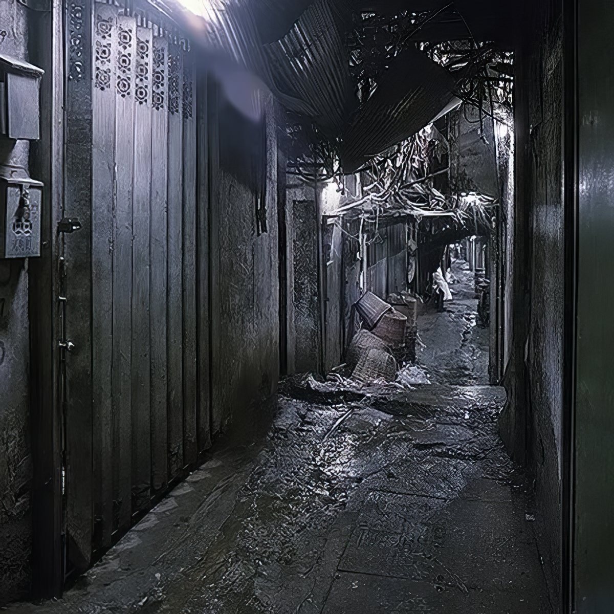An alley in the city, 1993.