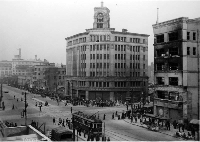 Ginza, Tokyo, 1940s.