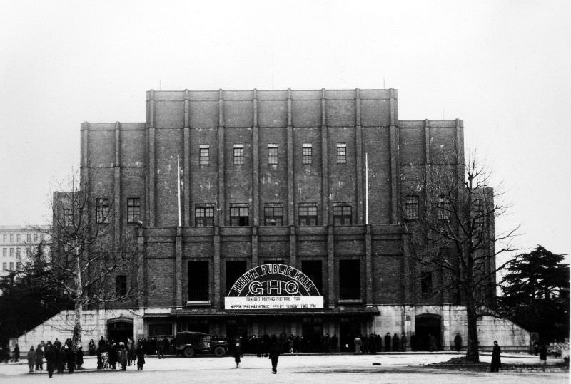 Hibiya Hall, 1940s.