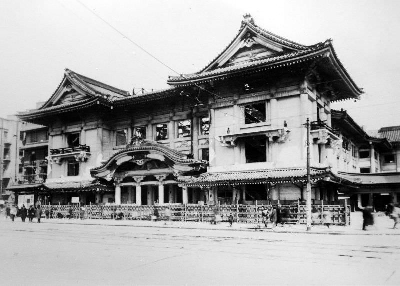 Kabuki-Za, Ginza, 1940s.