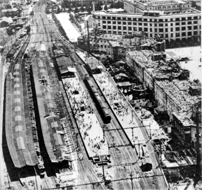 Tokyo Station, 1940s.