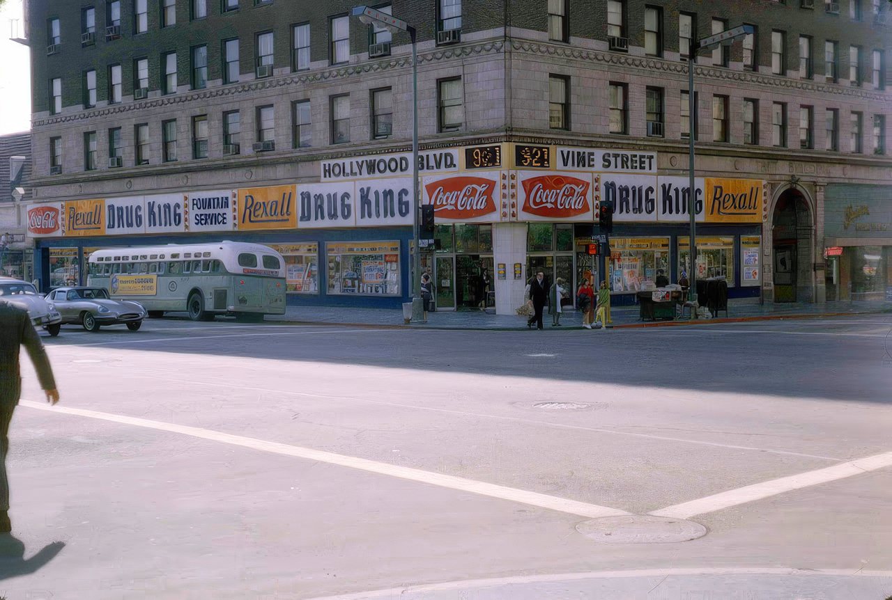 Drug King & Rexall – Hollywood and Vine, 1965