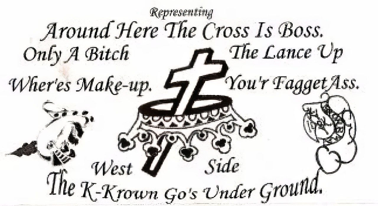 Chicago Street Gangs Business Cards