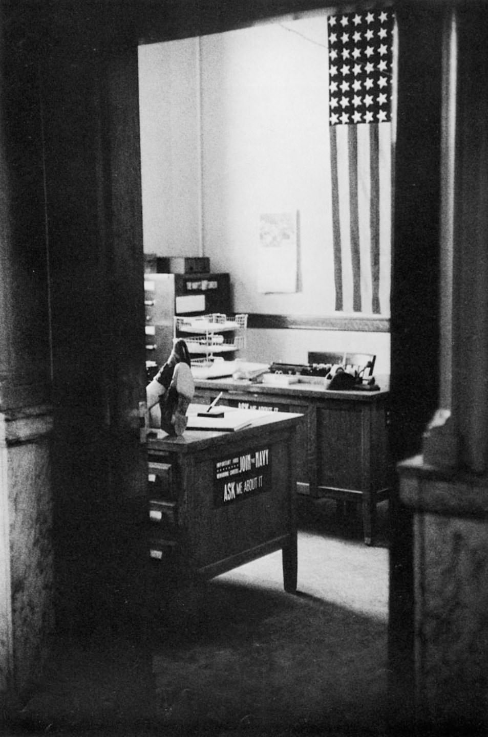 Navy Recruiting Station, Post Office — Butte, Montana, 1955