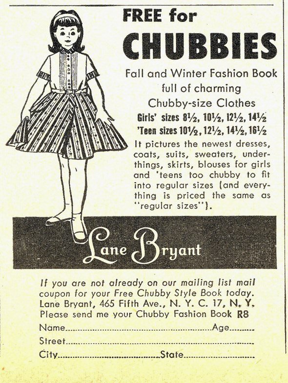 Lane Bryant -- Clothing (1950s)