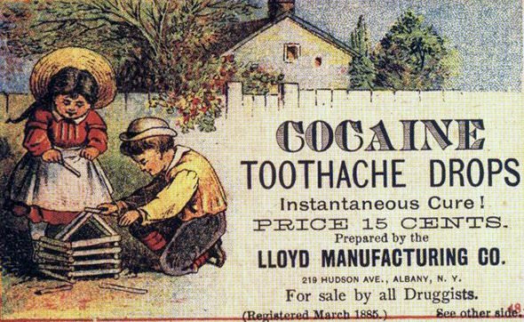Lloyd Manufacturing Co. -- Cocaine toothache drops (1885)