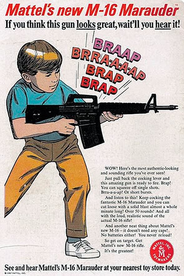 Mattel -- M16 Marauder toy (1967)