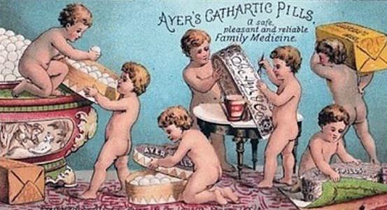Ayer's -- Cathartic pills (1890s)