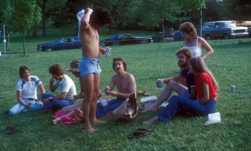 Seventies picnic, 1970s.