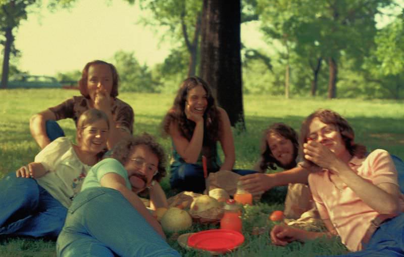 The picnic, 1970s.