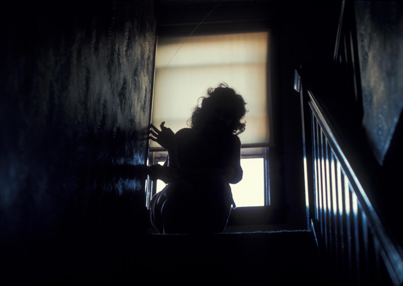 Top of the stairs, 1970s.