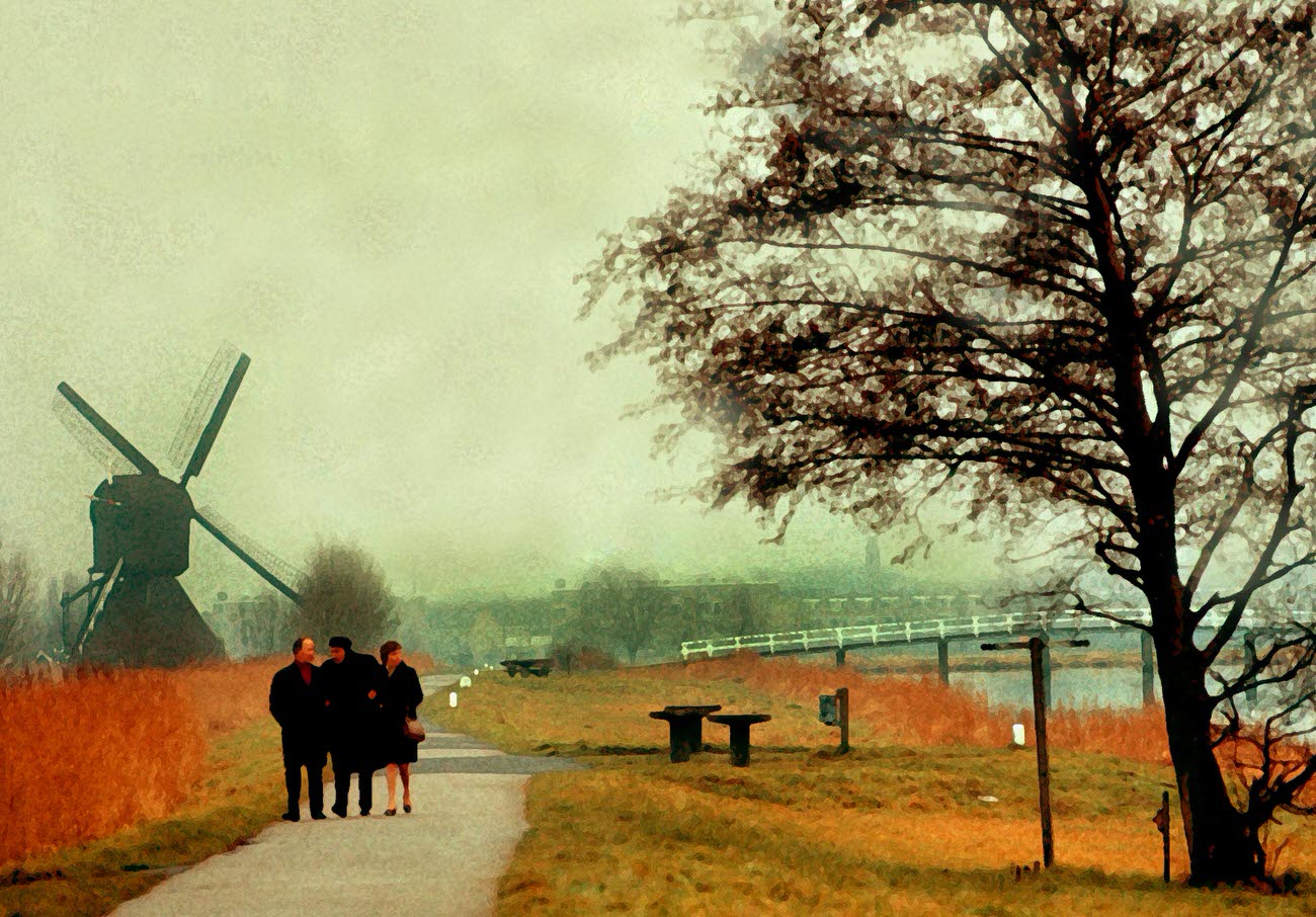 Kinderdike stroll, 1970s.