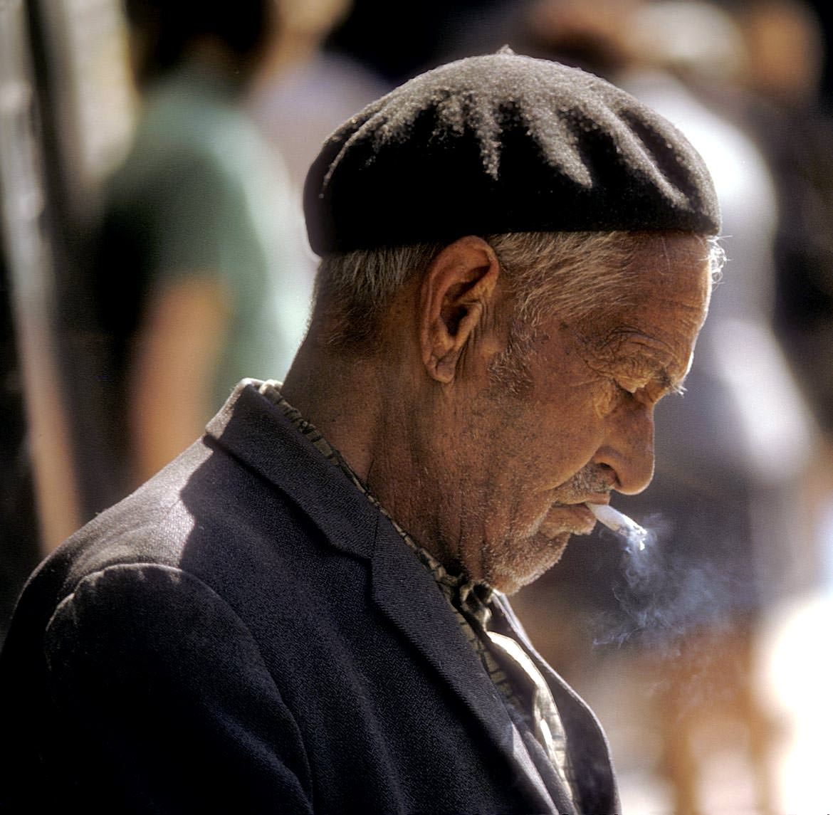 Malaga man, 1970s.