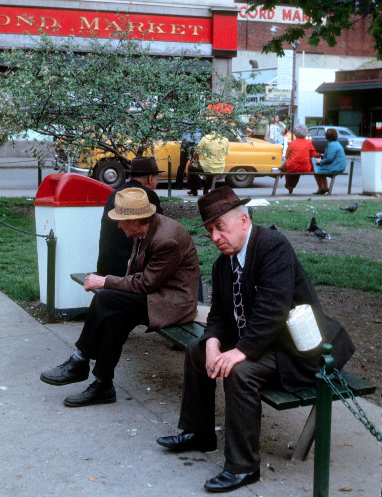 Market square man, 1970s.