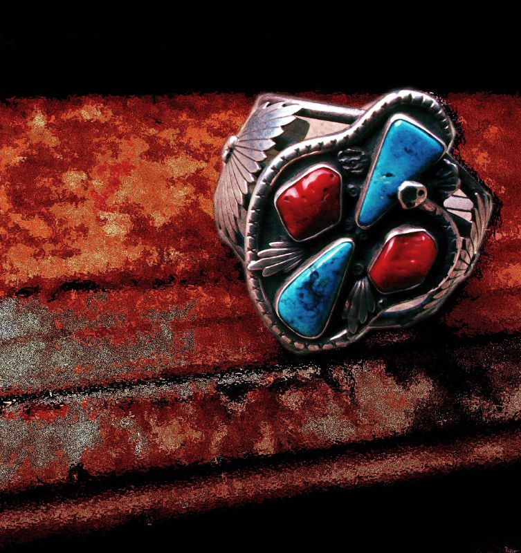 Navajo bracelet, 1970s.