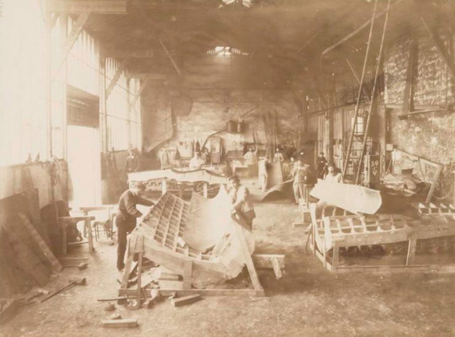 Statue of Liberty being Built in Paris before she was Dedicated to America