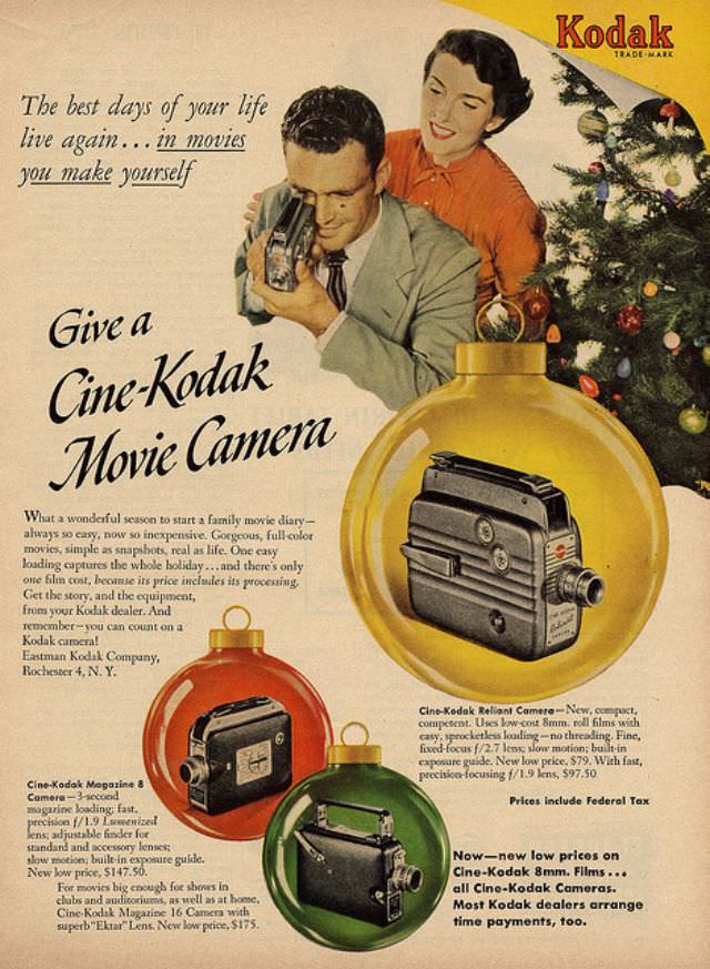 A Picture-Perfect Christmas: Vintage Camera Ads That Will Make You Smile