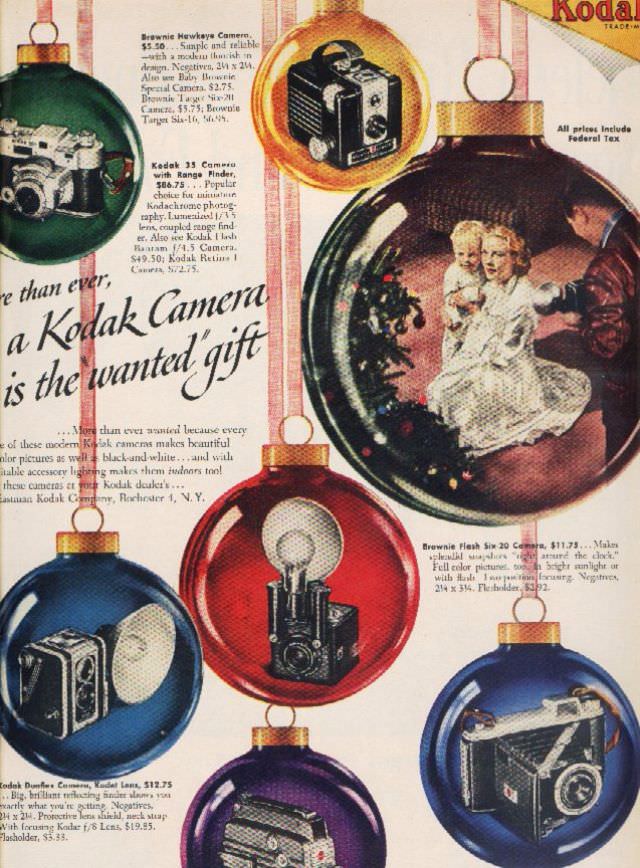 A Picture-Perfect Christmas: Vintage Camera Ads That Will Make You Smile