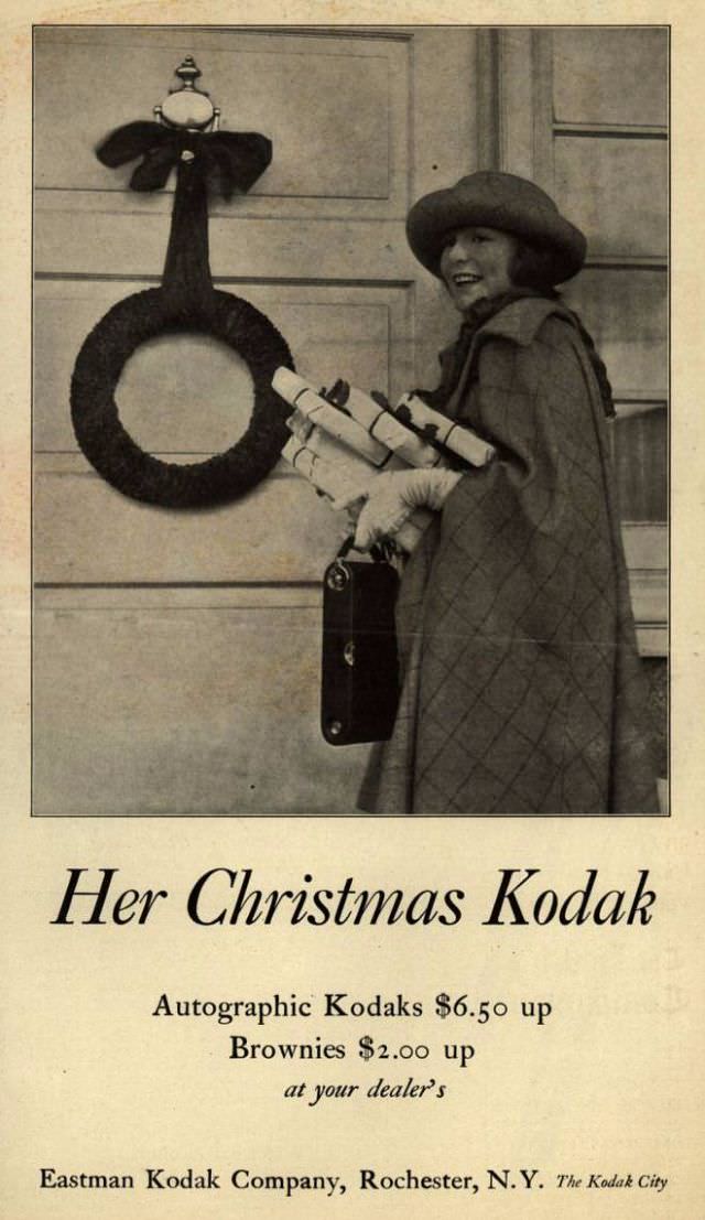 A Picture-Perfect Christmas: Vintage Camera Ads That Will Make You Smile