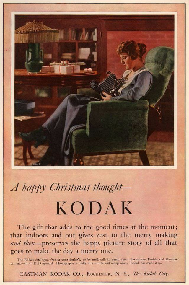 A Picture-Perfect Christmas: Vintage Camera Ads That Will Make You Smile